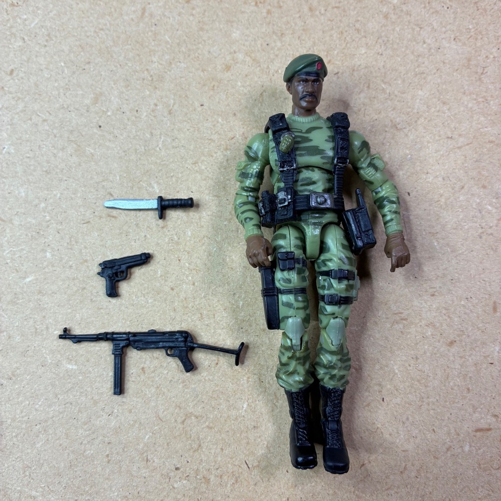 Sgt. Stalker V9 25th G.I. JOE COBRA LOOSE 2007 90% Complete (missing stand)